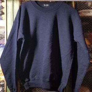 NEW!  brandy melville Navy blue erica pullover crew neck sweatshirt john galt